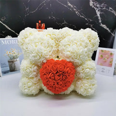 Teddy Bear Rose Flower Artificial Decoration