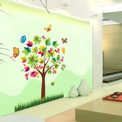 Tree Birds Vinyl Mural DIY Wall Sticker Home Decor Wall Decals For Kids Room Baby Nursery Room Decoration