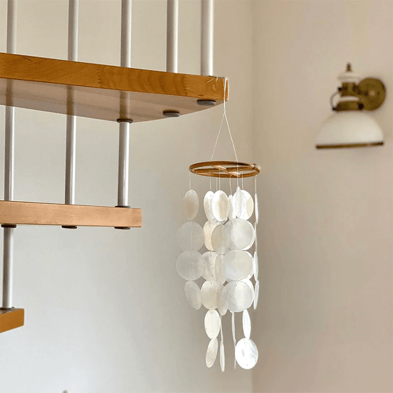 Handmade Nursery Shell Mobile Wind Chime