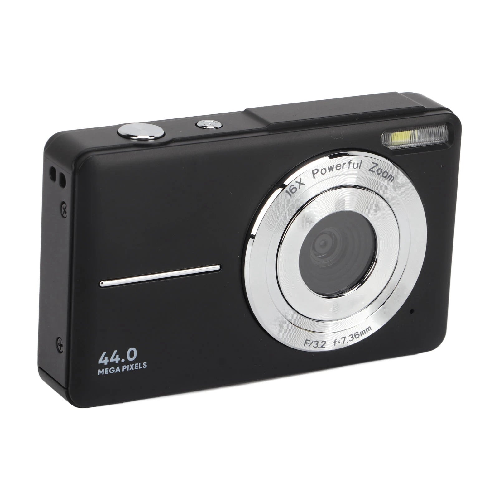 Digital Camera HD 1080P 44M 16X Zoom Autofocus 2.4 Inch IPS Screen Portable Pocket Digital Camera US Plug 100‑240V