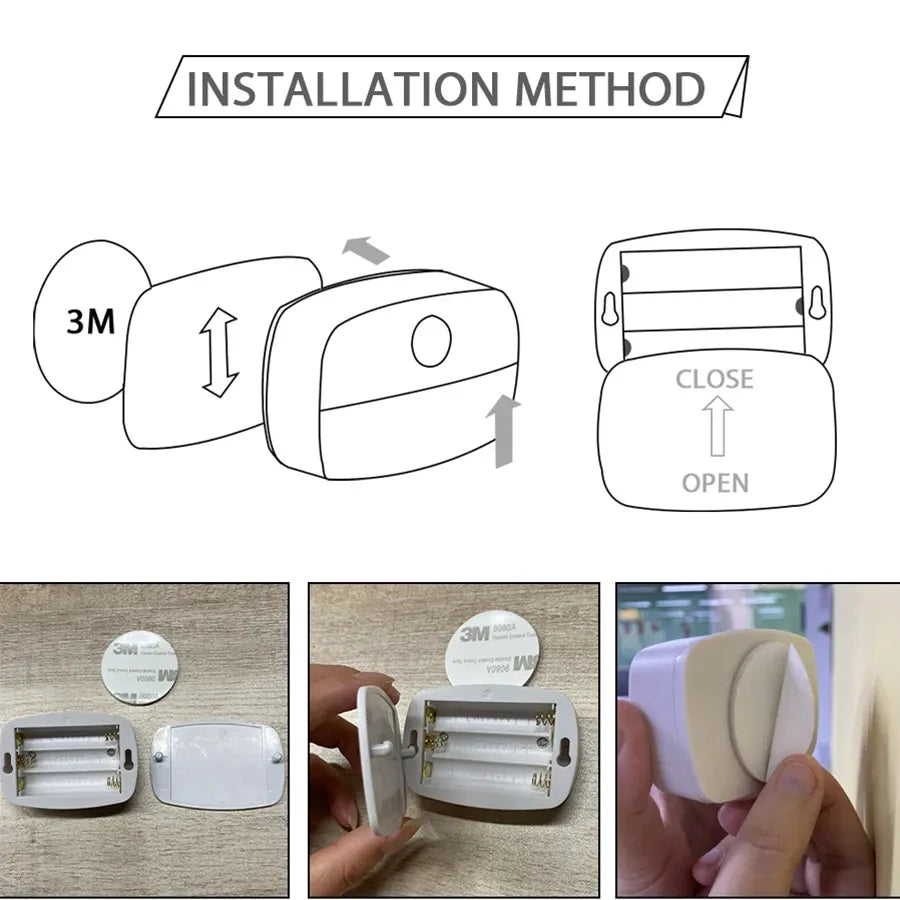 LED السيارات تشغيل/إيقاف الذكية ليلة مصباح ضوء تحت الكابين PIR محس حركة المطبخ غرفة نوم ضوء ليلا خزانة خزانة الدرج