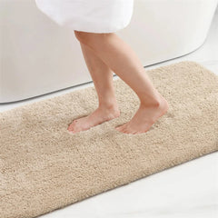 Olanly Luxury Bathroom Bath Mat Absorbent Shower Mat Non-Slip Thick Kitchen Floor Rug Soft Fluffy Living Room Decor Plush Carpet