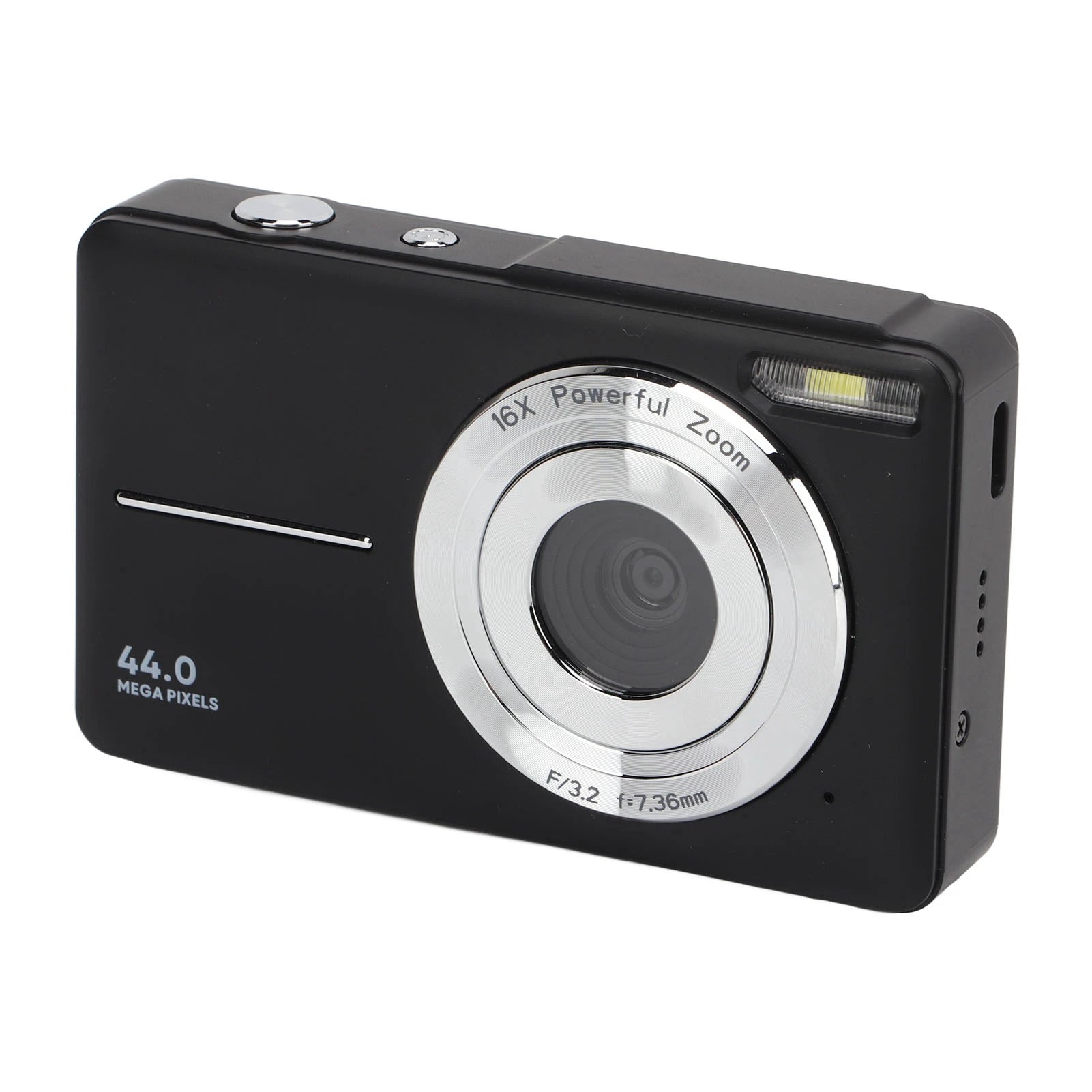 Digital Camera HD 1080P 44M 16X Zoom Autofocus 2.4 Inch IPS Screen Portable Pocket Digital Camera US Plug 100‑240V