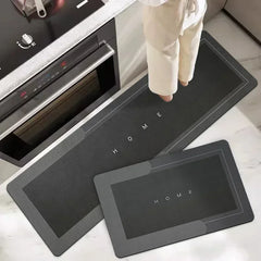 Super Absorbent Kitchen Floor Mat Diatom Mud Pad Bath Pad Anti-Slip Carpet Kitchen Mats Wipeable Wash Long Strip Carpet