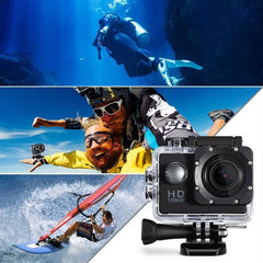 4K Action Camera Waterproof Video Recording Camera Sports Cameras Outdoor Cycling Record HD Digital Mini Cameras Photography