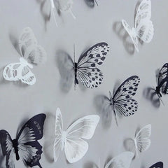 Crystal Butterflies 3d Wall Sticker