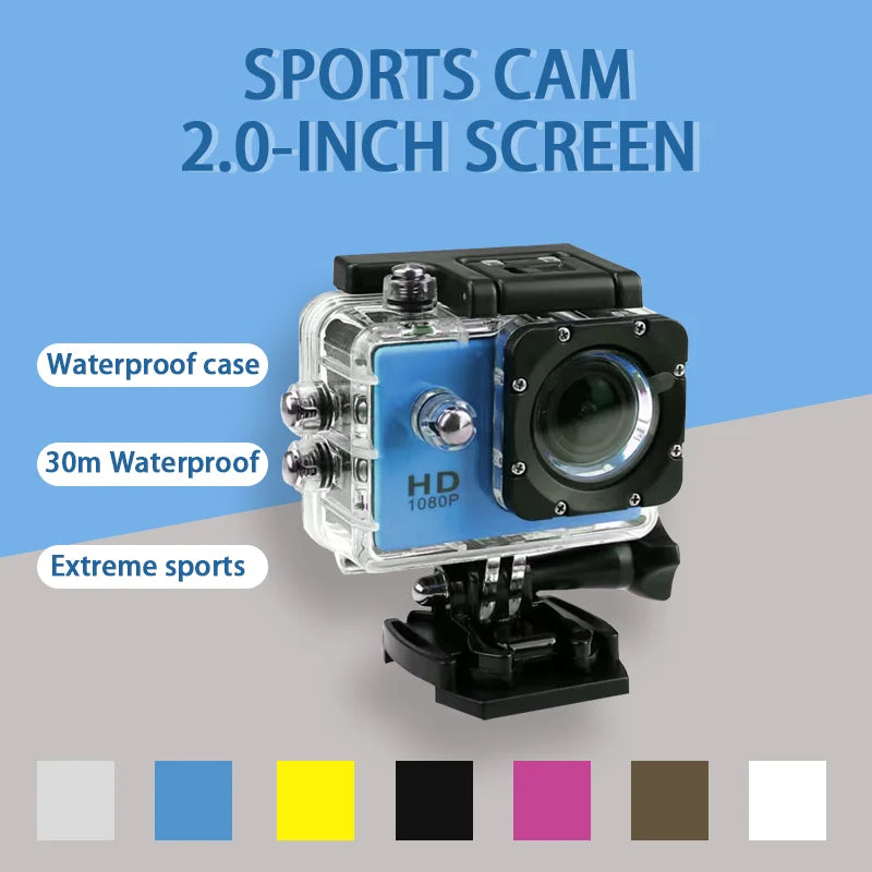 Mini Helme HD 1080P Sports Action Waterproof Diving Recording Camera Full HD Cam Extreme Exercise Video Recorder Camcorder