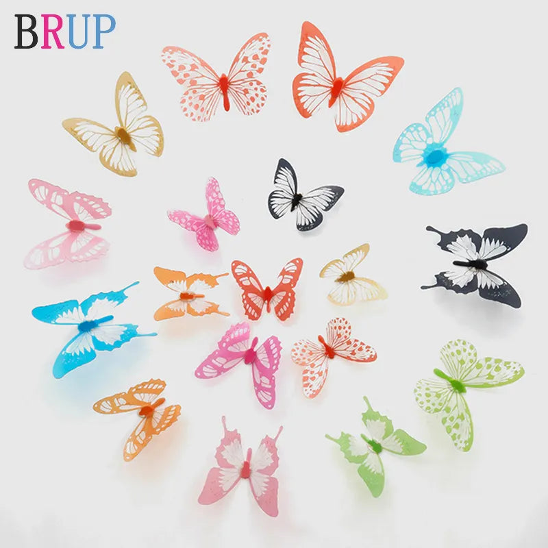 Crystal Butterflies 3d Wall Sticker