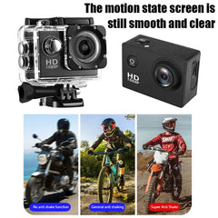 4K Action Camera Waterproof Video Recording Camera Sports Cameras Outdoor Cycling Record HD Digital Mini Cameras Photography