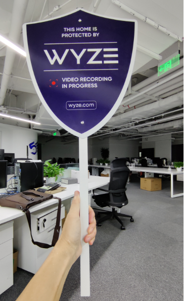 Wyze Security Yard Sign