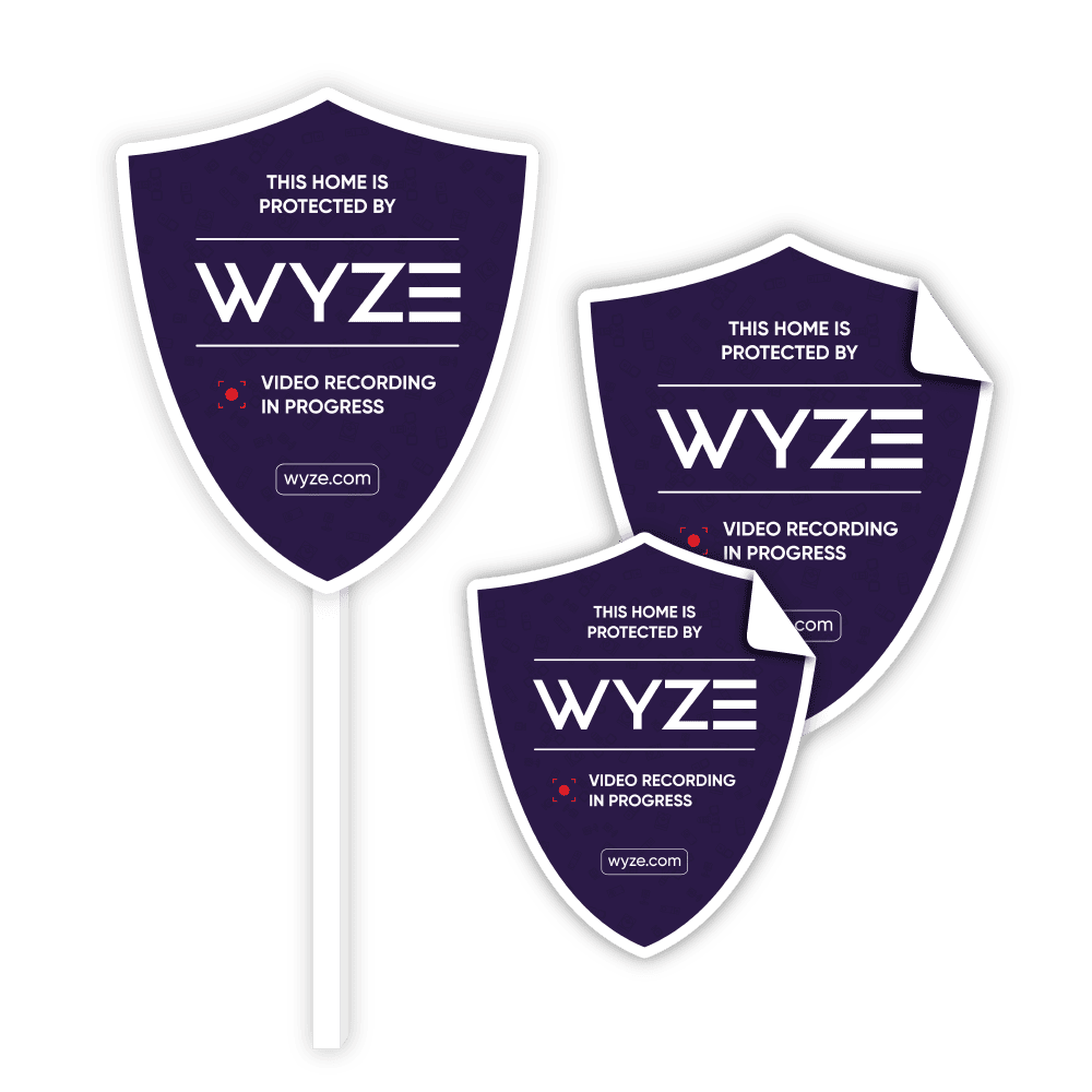 Wyze Security Yard Sign