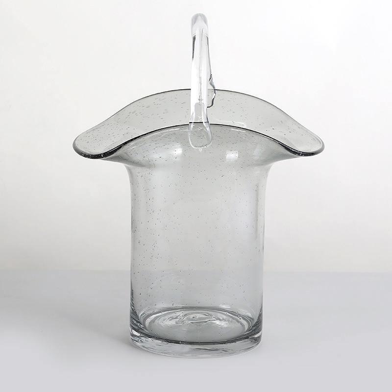 Tote Bag & Basket Glass Vase