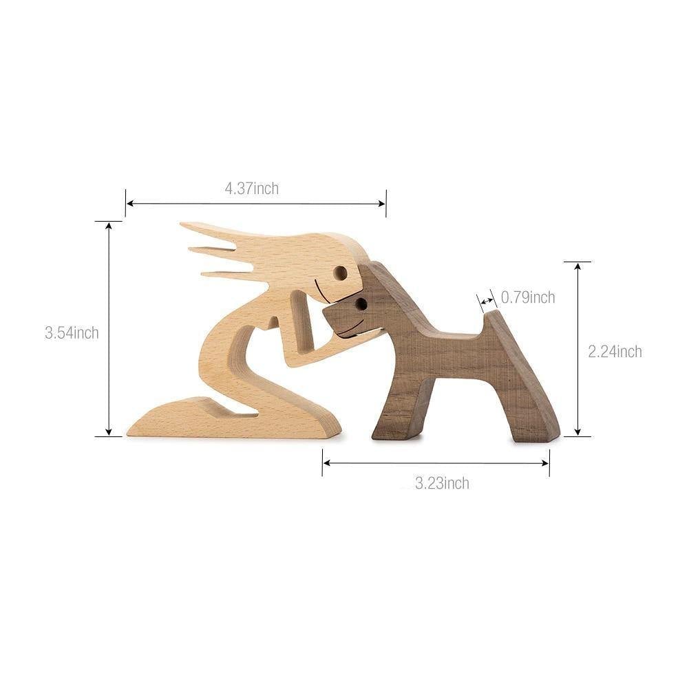 Man's Best Friend Wooden Figurines