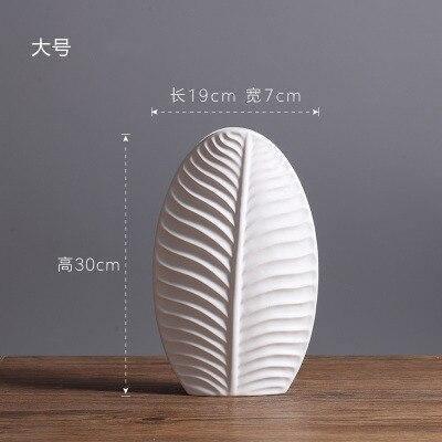 White Leaf Vases 1pcs-L 2 | Sage & Sill