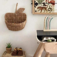 Rattan Apple Basket