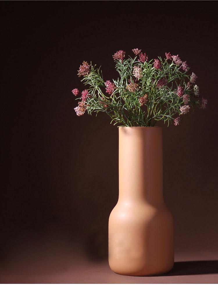 Warm Berry Palette Ceramic Flower Vase