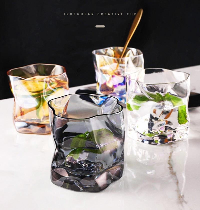 Distort Texture Whisky Glass 2-Piece Set