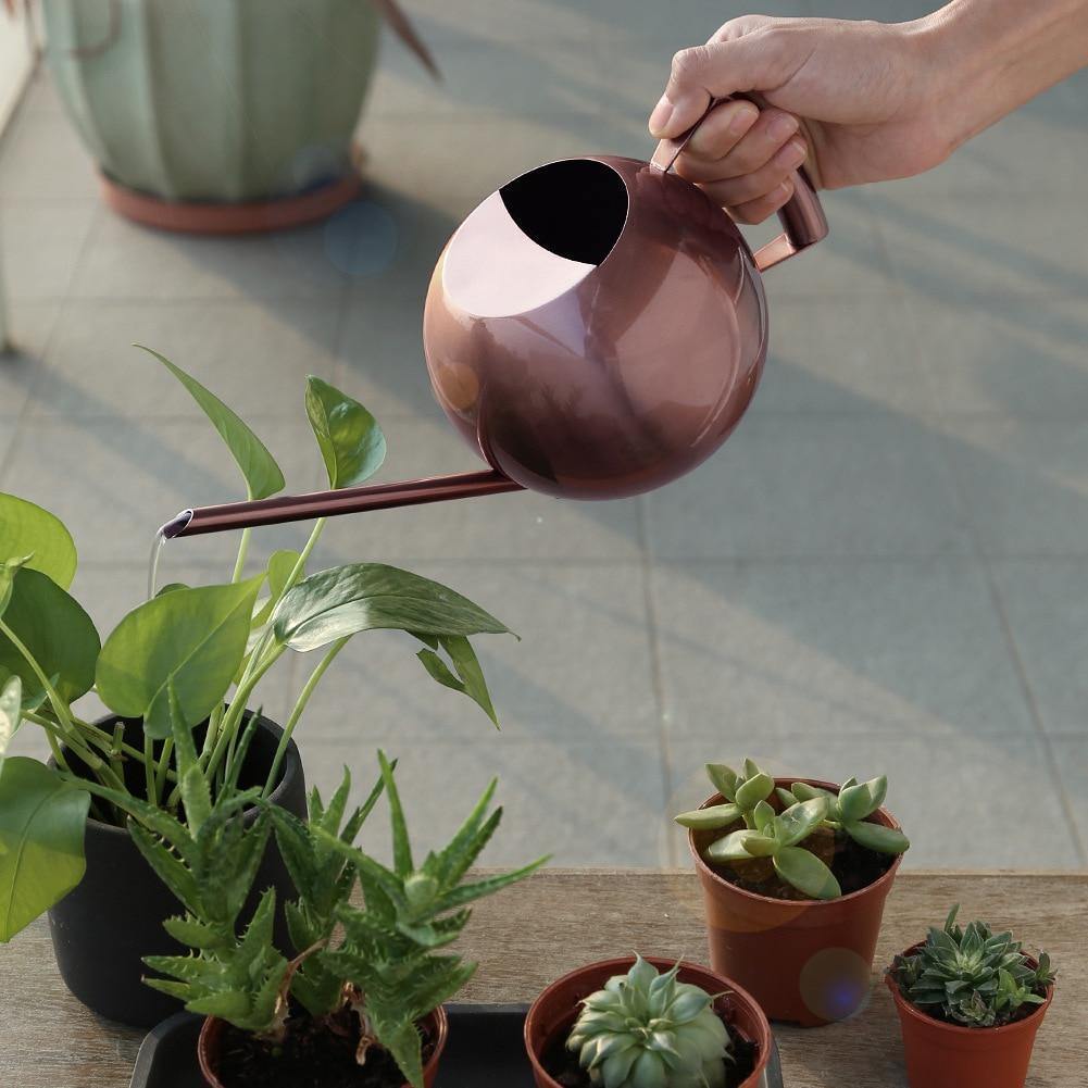 Spherical Gooseneck Stainless Steel Watering Can