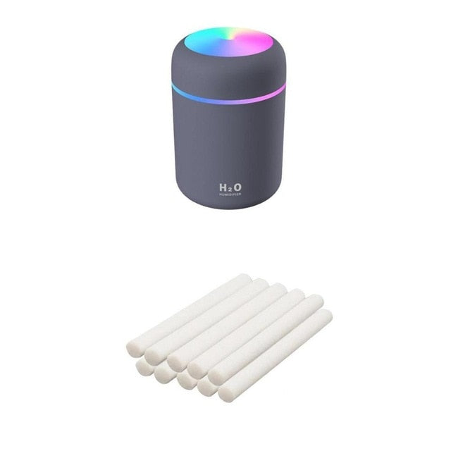 Portable 300ml Electric Air Humidifier Aroma Oil Diffuser