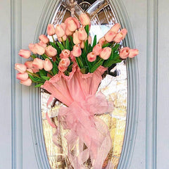 10-Piece Faux Tulips Artificial Flowers