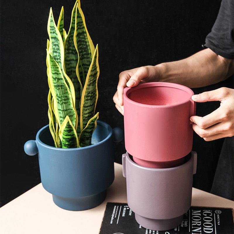 DIY Doodle Ceramic Planters