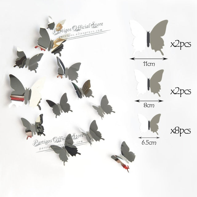 Hollow Butterfly Wall Sticker DIY Home Decoration