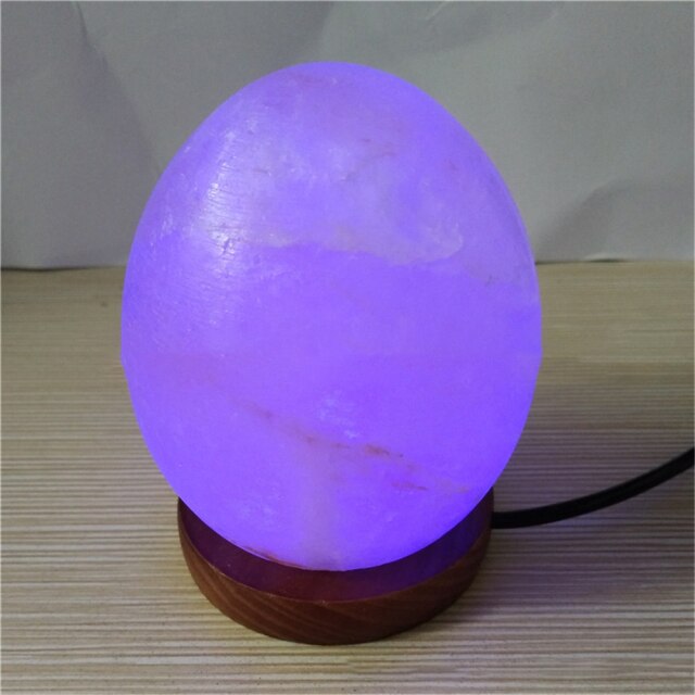 Natural Himalayan Crystal Salt LED 7 Color Changing USB