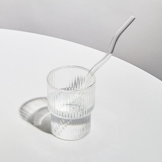 Twist Colorful Glass Straw Clear / Wave | Sage & Sill